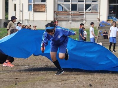 ミニ運動会（障害物リレー）